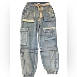 POL Light Blue Cargo Pants
